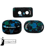 Jet - Cuentas de vidrio Lipsi® de Puca® 4x6 mm - Esmalte Turquesa x10g Cuentas de vidrio Lipsi® de Puca® 4x6 mm - Esmalte Turquesa x10g