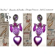 Cuentas de cristal Dagas 5x16 mm - Constelación Transparente Violeta x25