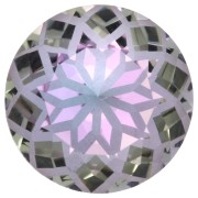 Cabujón redondo Aurora A1088L Lotus de 10 mm - Crystal Vitrail Light x1