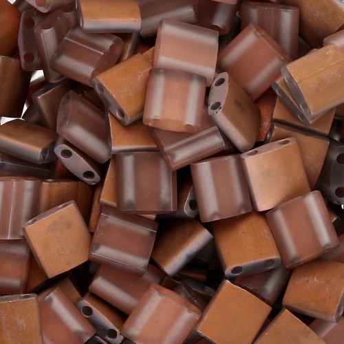 Miyuki Tila Beads 5x5x1.9 mm TL-55027 - Cristal Atardecer Mate x10g