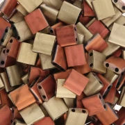 Miyuki Tila Beads 5x5x1.9 mm TL-55046 - Negro California Gold Rush Mat x10g