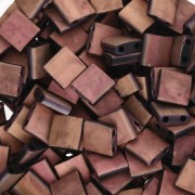 Miyuki Tila Beads 5x5x1.9 mm TL-55115 - Negro Capri Rose Full Mat x10g