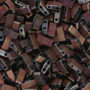 Cuentas Miyuki Half Tila 5x2.3x1.9mm HTL-55111 - Negro Valentinite Full Mat x10g|raw }}