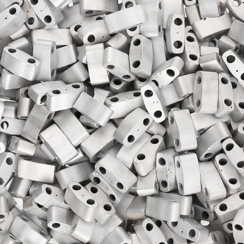 Miyuki Half Tila Beads 5x2.3x1.9mm HTL-55114 - Negro Labrador Full Mat x10g