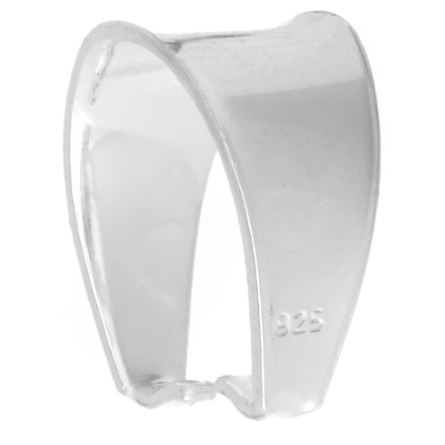 Cierre colgante 8x5 mm - Plata 925 x1