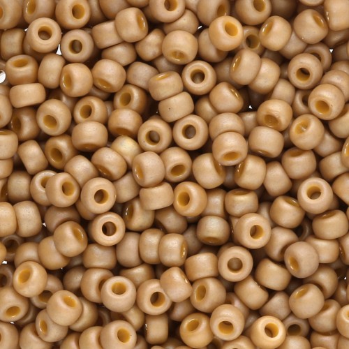 Rocaille Miyuki 8/0 4693 - Pistacho Arco Iris Esmerilado Opaco x8g