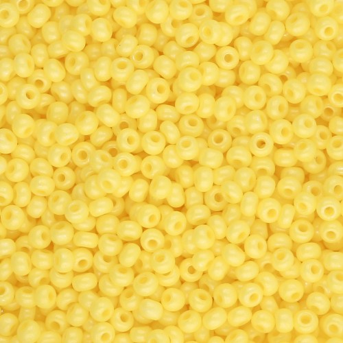Cuentas de Rocalla Preciosa 11/0 de 2 mm - Terra Intensive - Amarillo x 20 g