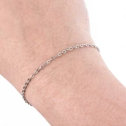 Cadena de eslabones de lima Forçat 1,9 mm - Acero inoxidable 316L x1m