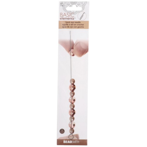 Aguja para enfilar de 17 cm con ojo de gancho x1