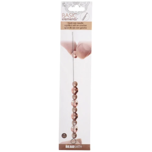 Aguja para enfilar de 17 cm con ojo de gancho x1