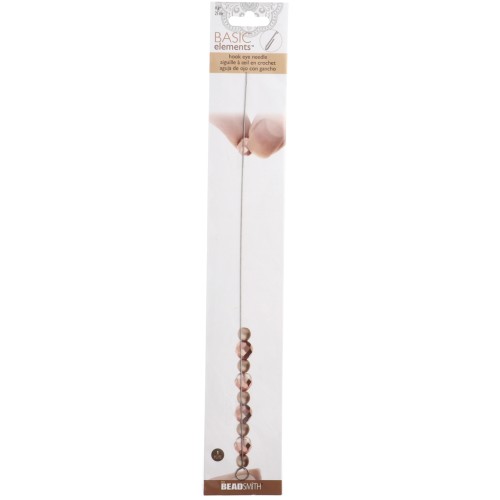 Aguja para enfilar de 25 cm con ojo de gancho x1