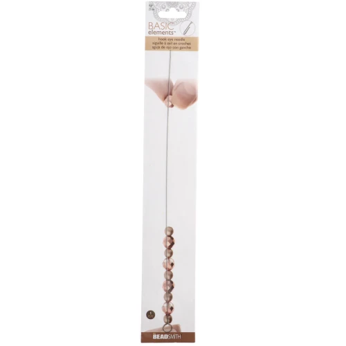 Aguja para enfilar de 25 cm con ojo de gancho x1