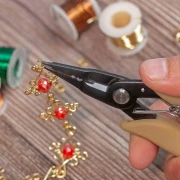 Alicates de joyería con resorte 4 en 1 14 cm - Beige x1