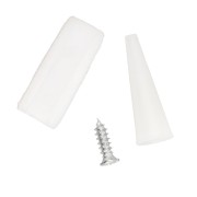 Puntas de recambio de nailon para alicate redondo - planas x2