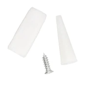 Puntas de recambio de nailon para alicate redondo - planas x2