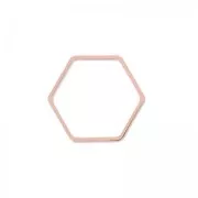 Separadores colmena 11 mm dorado rosa HQ x4