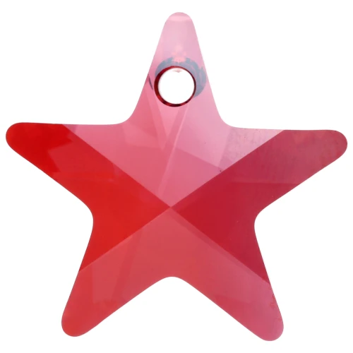 PureCrystal 6715 Colgante Estrella 16 mm - Cristal Rojo Magma x1