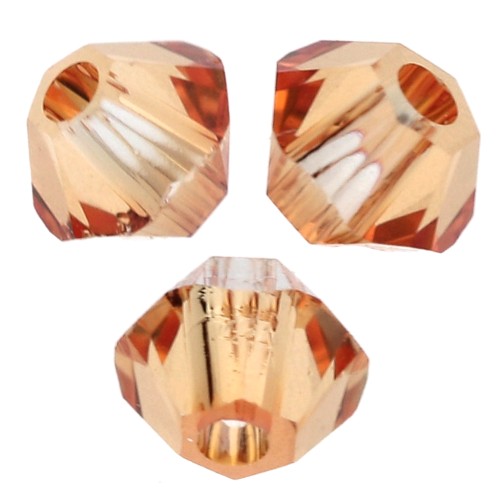 Cúpulas de cristal Swarovski 5328 de 3 mm - Naranja oscuro x1440
