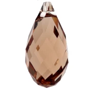 PureCrystal 6010 Gota 17x8,5 mm - Topacio Colorado Claro x1