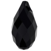 PureCrystal 6010 Gota 17x8,5 mm - Azabache x1