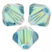 Tupías de cristal Swarovski 5328 de 4 mm - Light Turquoise Shimmer 2X x1440