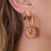 Tupías de cristal Swarovski 5328 de 4 mm - Siam x1440