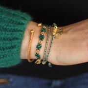 PureCrystal 5328 Peonzas de cristal de 3 mm - Esmeralda x1440