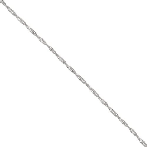 Cadena de malla Singapur 2 mm - Acero inoxidable 316L x50 cm