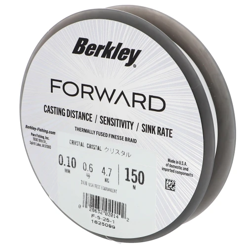 Fil Forward - Trenza fina ultra resistente y flexible 0,10 mm (3LB) - Crystal x150m