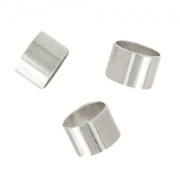 Tubos cuenta pasante para cordones 3 mm rodiado x10|raw }}