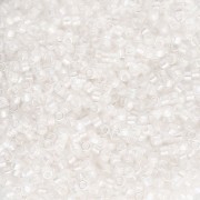Miyuki Delica 11/0 DB0052 - Cristal AB con vetas en tono melocotón pálido x 100 g