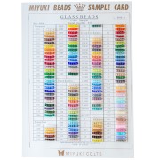 Carta de colores de las cuentas Miyuki Rocalla 6/0 (n.º 866/R/1-3) - Hojas 1, 2 y 3