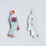 Kit Miyuki para crear un broche - Omatsuri x1
