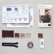 Kit Miyuki para crear un bolso de mano - Marrón x1
