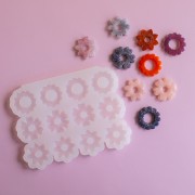 Molde de silicona Géa Creations para colgantes flor 25 mm x1