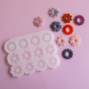 Molde de silicona Géa Creations para colgantes flor 25 mm x1