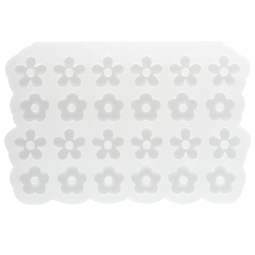 Molde de silicona Géa Creations para colgantes flor de 15 mm y 17 mm