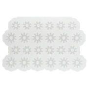 Molde de silicona Géa Creations para hacer colgantes florales de 15 mm a 17 mm