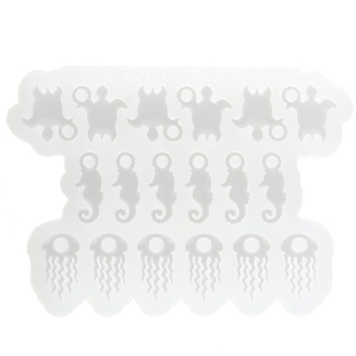 Molde de silicona Géa Creations para colgantes marinos x1