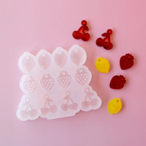 Molde de silicona Géa Creations para colgantes de frutas x1