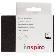Taco de espuma para lijar, grano medio P60 10x7 cm x1|raw }}