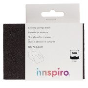 Taco de lijar de espuma de grano fino P100 10x7 cm x1|raw }}