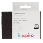 Taco de lijar de espuma de grano fino P100 10x7 cm x1