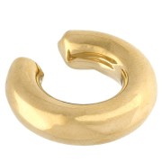 Ear cuff - Bague d'oreille anneau large 19 mm - Acero inoxidable 304 Gold x1