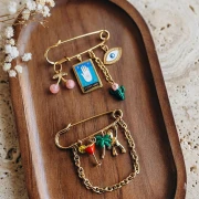 Pasador de seguridad de 49 mm - 3 anillas - acero inoxidable 304 x1