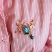 Pasador de seguridad de 49 mm - 3 anillas - acero inoxidable 304 x1