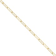 Cadena malla krinkle 1.4 mm Gold filled x50cm