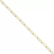 Cadena malla krinkle 1.4 mm Gold filled x50cm