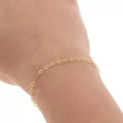 Cadena malla Forçat 2 mm Gold filled x50cm