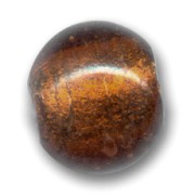 Redondas hoja de plata 15 mm Dark Topaz x4|raw }}